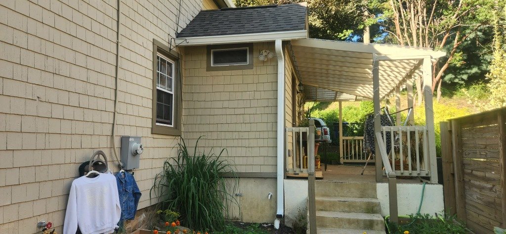 Completed gutter work in Canton by Gutters Baltimore