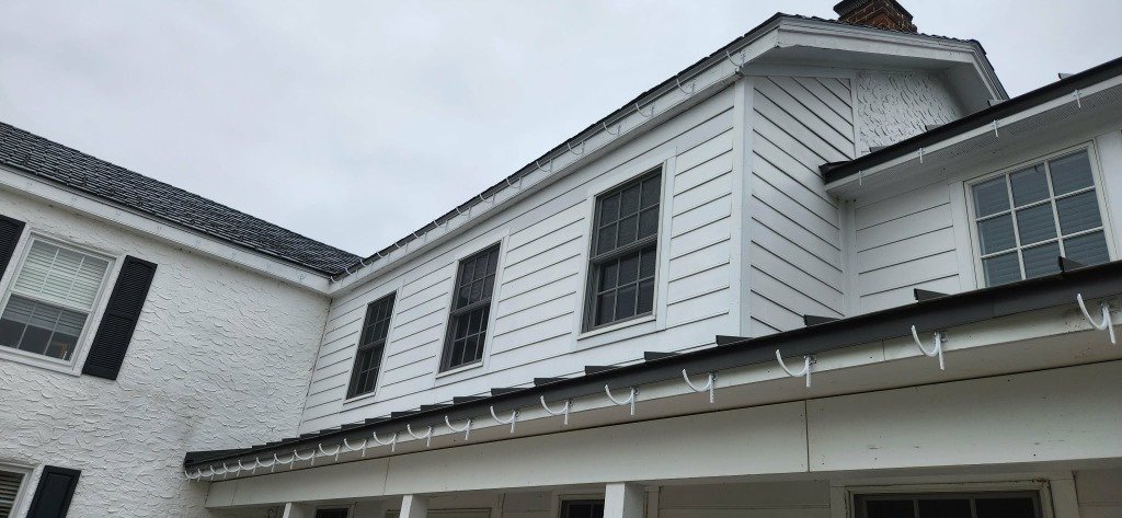 Completed gutter work in Clarksville by Gutters Baltimore