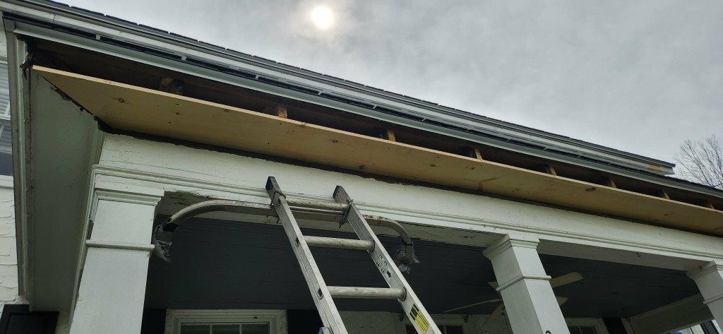 Completed gutter work in Manchester by Gutters Baltimore